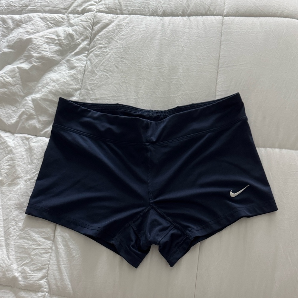Nike Women's Dark Blue Athletic Shorts